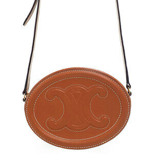 Celine Oval Cuir Triomphe Crossbody Bag